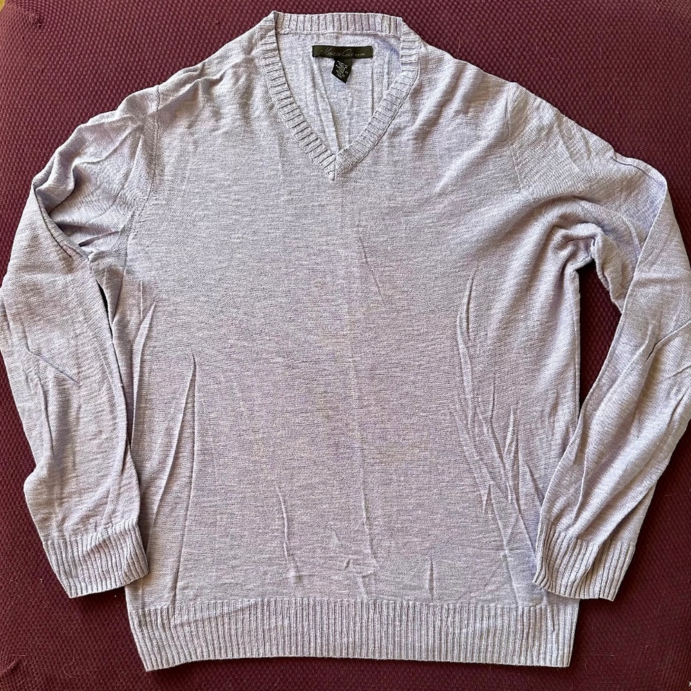 Men's Kenneth Cole New York, Lavender Sweater, Size M